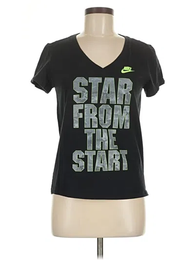 Pre-owned Nike Short Sleeve T-shirt In Black