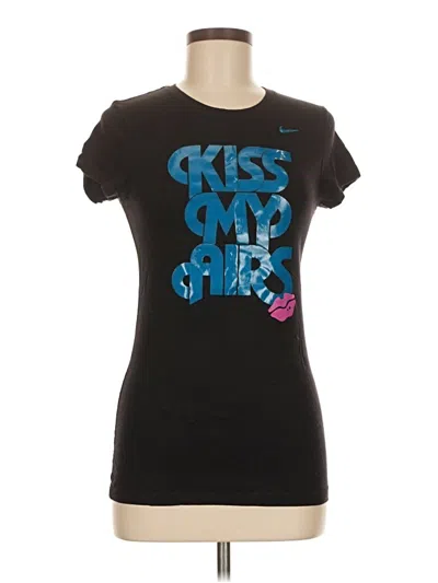 Pre-owned Nike Short Sleeve T-shirt In Black