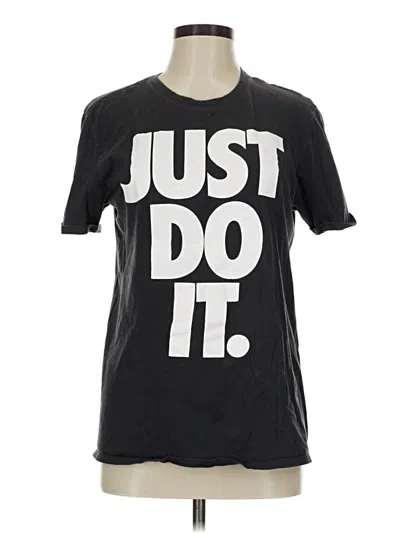 Pre-owned Nike Short Sleeve T-shirt In Black