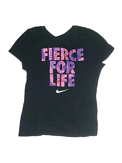 Pre-owned Nike Kids' Short Sleeve T-shirt In Black
