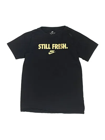 Pre-owned Nike Kids' Short Sleeve T-shirt In Black