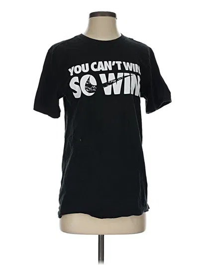 Pre-owned Nike Short Sleeve T-shirt In Black