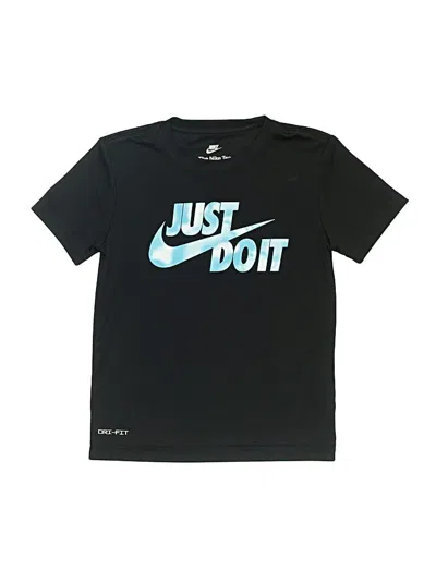 Pre-owned Nike Kids' Short Sleeve T-shirt In Black