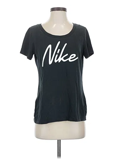 Pre-owned Nike Short Sleeve T-shirt In Black