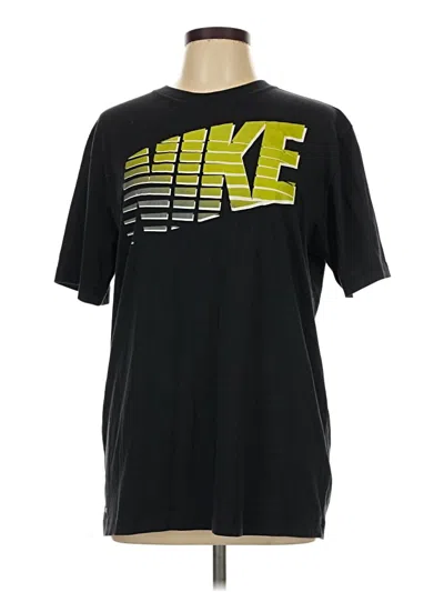 Pre-owned Nike Short Sleeve T-shirt In Black