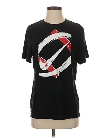 Pre-owned Nike Short Sleeve T-shirt In Black