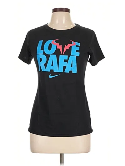 Pre-owned Nike Short Sleeve T-shirt In Black