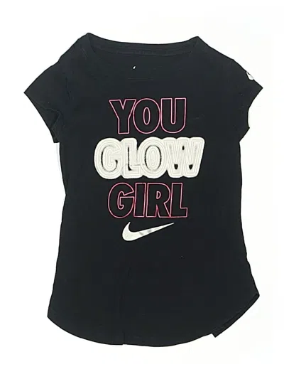 Pre-owned Nike Kids' Short Sleeve T-shirt In Black
