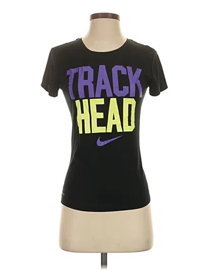 Pre-owned Nike Short Sleeve T-shirt In Black