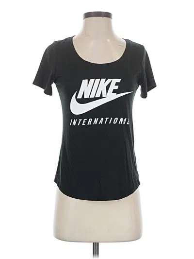 Pre-owned Nike Short Sleeve T-shirt In Black