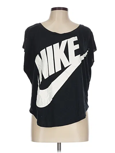 Pre-owned Nike Short Sleeve T-shirt In Black