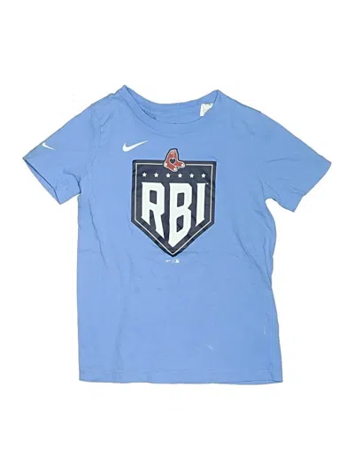 Pre-owned Nike Kids' Short Sleeve T-shirt In Blue