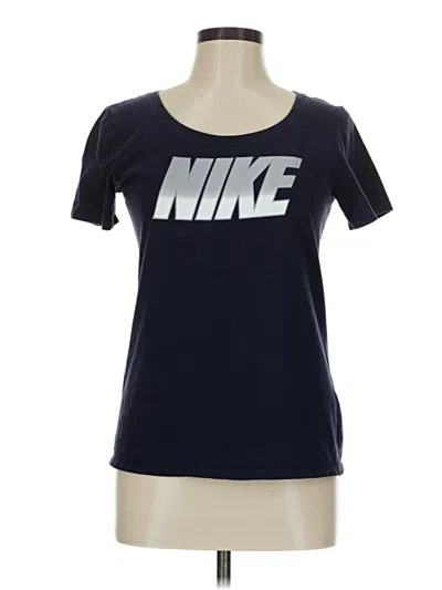 Pre-owned Nike Short Sleeve T-shirt In Blue