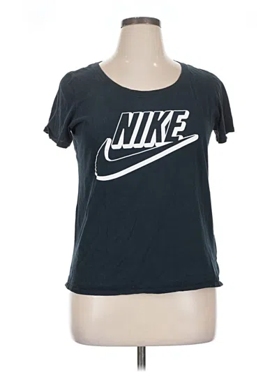Pre-owned Nike Short Sleeve T-shirt In Blue