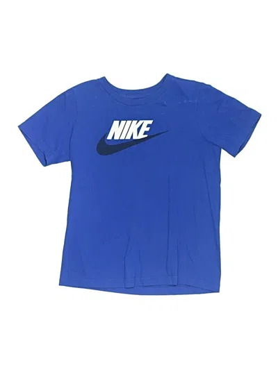 Pre-owned Nike Kids' Short Sleeve T-shirt In Blue