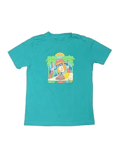 Pre-owned Nike Kids' Short Sleeve T-shirt In Blue