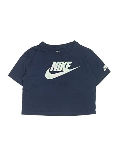 Pre-owned Nike Kids' Short Sleeve T-shirt In Blue