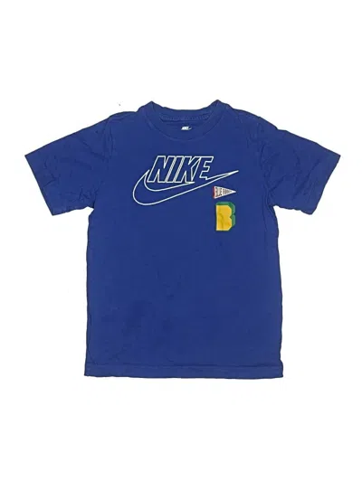 Pre-owned Nike Kids' Short Sleeve T-shirt In Blue