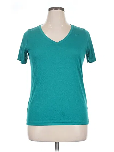 Pre-owned Nike Short Sleeve T-shirt In Blue