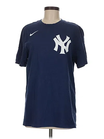 Pre-owned Nike Short Sleeve T-shirt In Blue