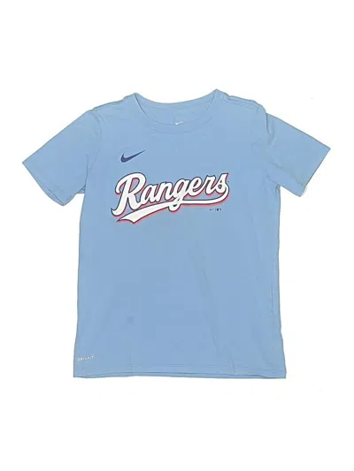 Pre-owned Nike Kids' Short Sleeve T-shirt In Blue