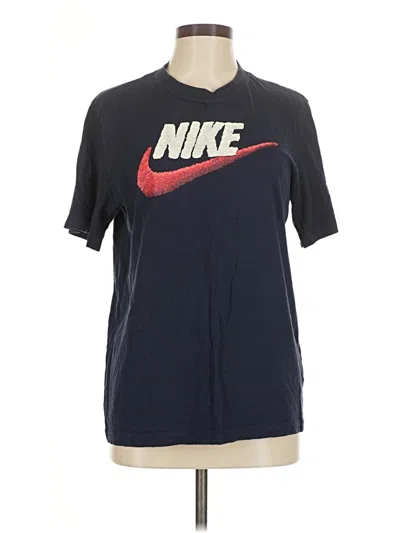 Pre-owned Nike Short Sleeve T-shirt In Blue