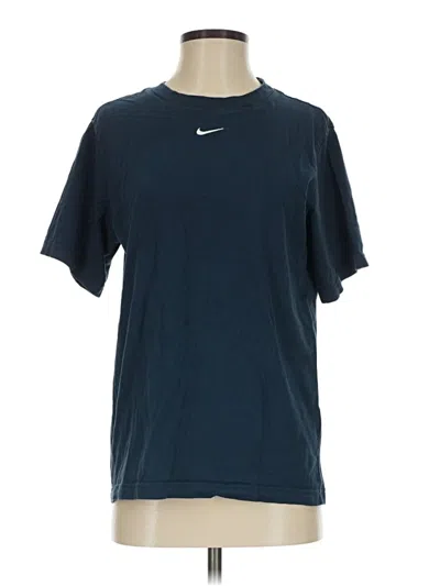 Pre-owned Nike Short Sleeve T-shirt In Blue