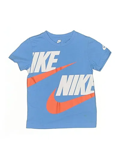 Pre-owned Nike Kids' Short Sleeve T-shirt In Blue
