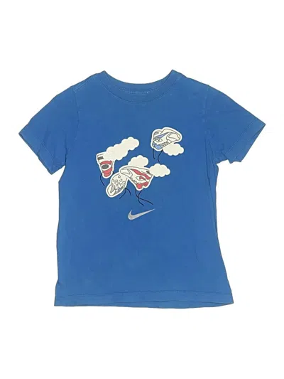 Pre-owned Nike Kids' Short Sleeve T-shirt In Blue