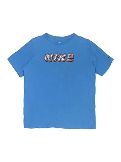 Pre-owned Nike Kids' Short Sleeve T-shirt In Blue