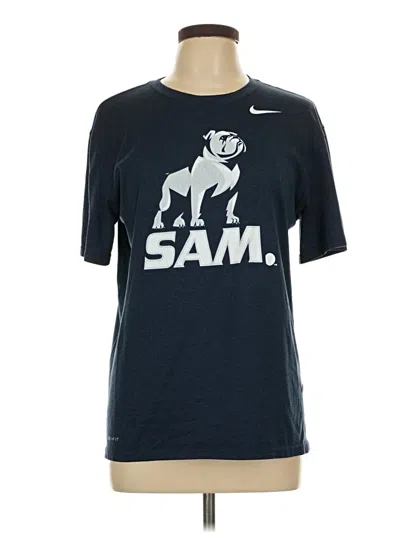 Pre-owned Nike Short Sleeve T-shirt In Blue