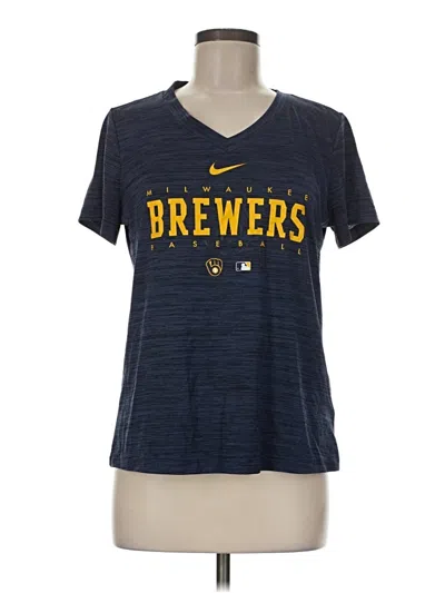 Pre-owned Nike Short Sleeve T-shirt In Blue