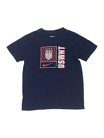 Pre-owned Nike Kids' Short Sleeve T-shirt In Blue
