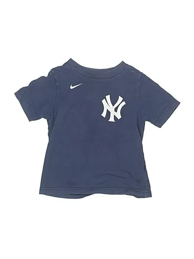Pre-owned Nike Kids' Short Sleeve T-shirt In Blue