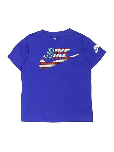 Pre-owned Nike Kids' Short Sleeve T-shirt In Blue