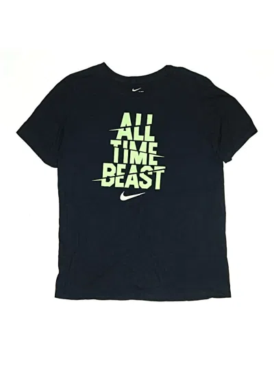 Pre-owned Nike Kids' Short Sleeve T-shirt In Blue