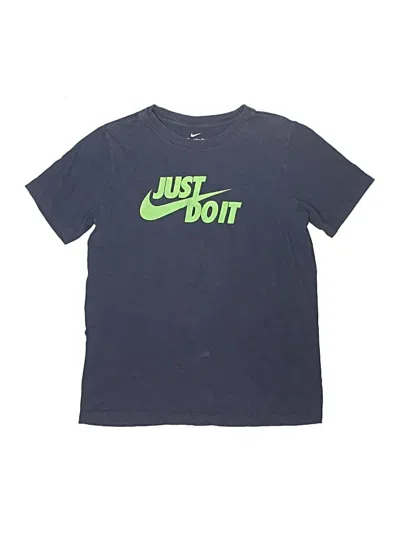 Pre-owned Nike Kids' Short Sleeve T-shirt In Blue