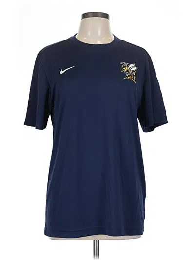Pre-owned Nike Short Sleeve T-shirt In Blue