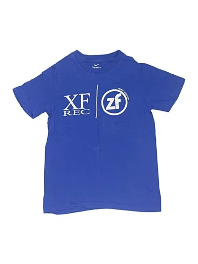 Pre-owned Nike Kids' Short Sleeve T-shirt In Blue