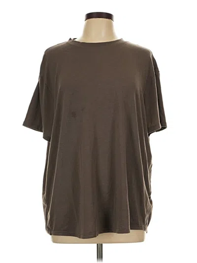 Pre-owned Nike Short Sleeve T-shirt In Brown