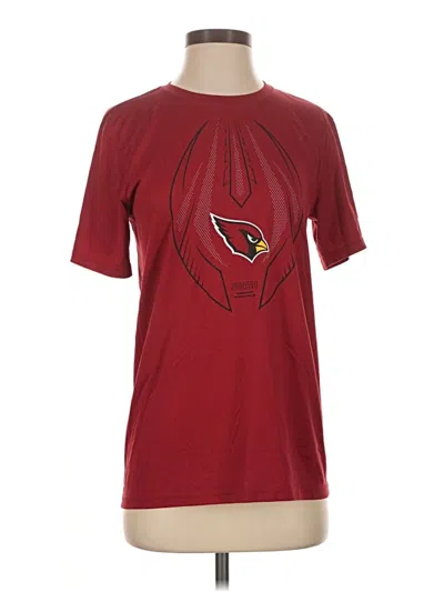 Pre-owned Nike Short Sleeve T-shirt In Burgundy