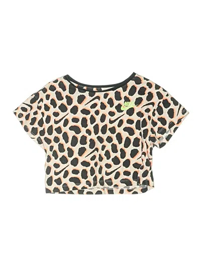 Pre-owned Nike Kids' Short Sleeve T-shirt In Gold