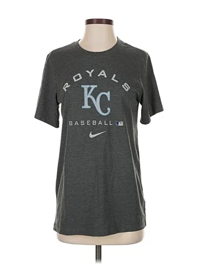 Pre-owned Nike Short Sleeve T-shirt In Gray