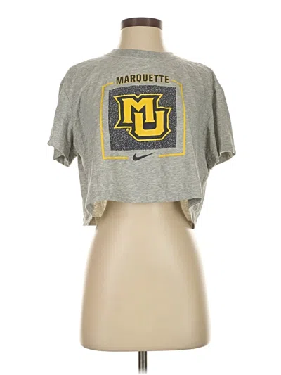 Pre-owned Nike Short Sleeve T-shirt In Gray