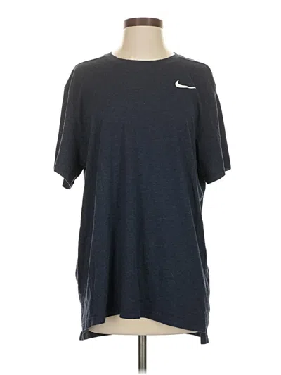 Pre-owned Nike Short Sleeve T-shirt In Gray