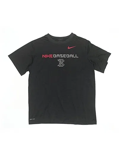 Pre-owned Nike Kids' Short Sleeve T-shirt In Gray