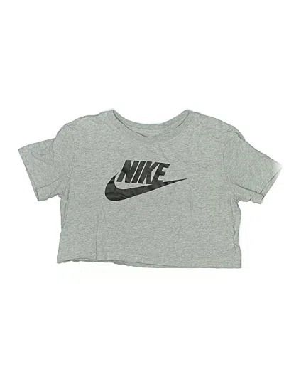 Pre-owned Nike Kids' Short Sleeve T-shirt In Gray