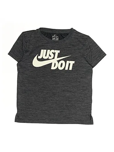 Pre-owned Nike Kids' Short Sleeve T-shirt In Gray