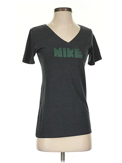 Pre-owned Nike Short Sleeve T-shirt In Gray