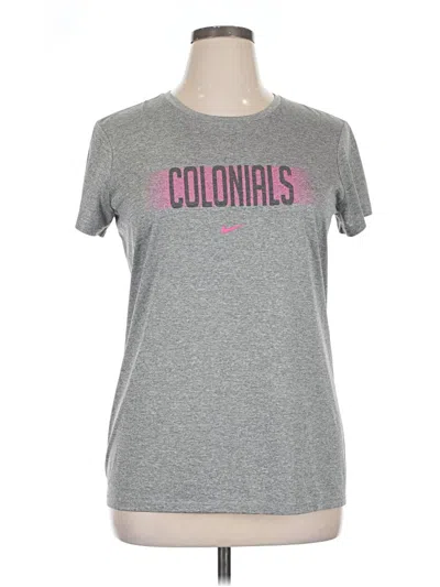 Pre-owned Nike Short Sleeve T-shirt In Gray